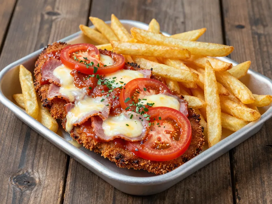 Milanesa napolitana de Don Cipriano, Azul